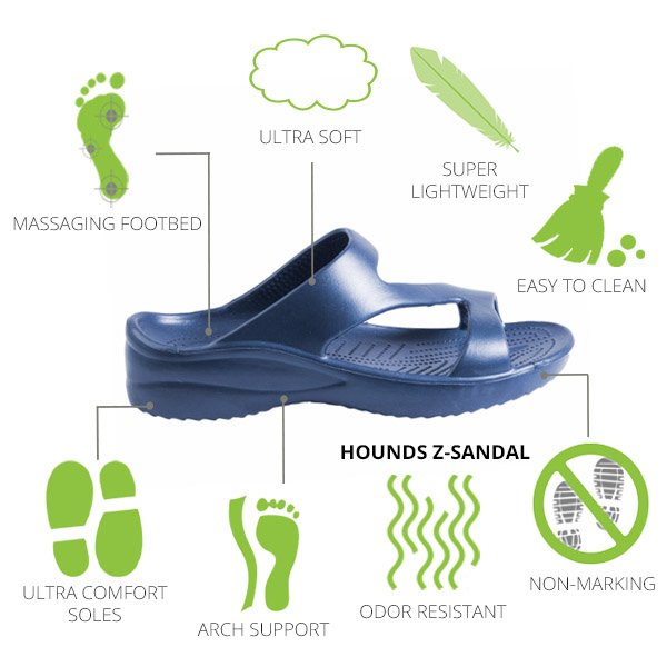 hounds rubber sandals