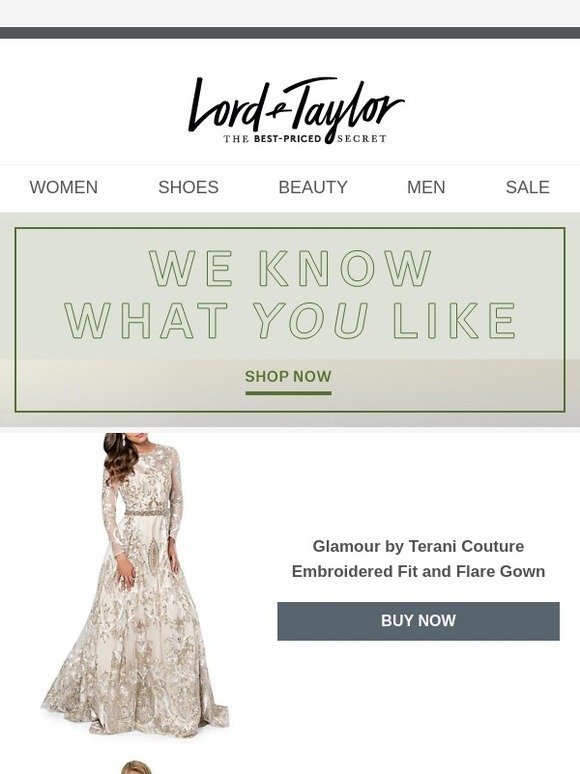 terani couture lord and taylor