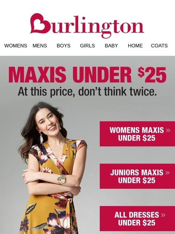 Burlington Coat Factory: Maxi Dresses 