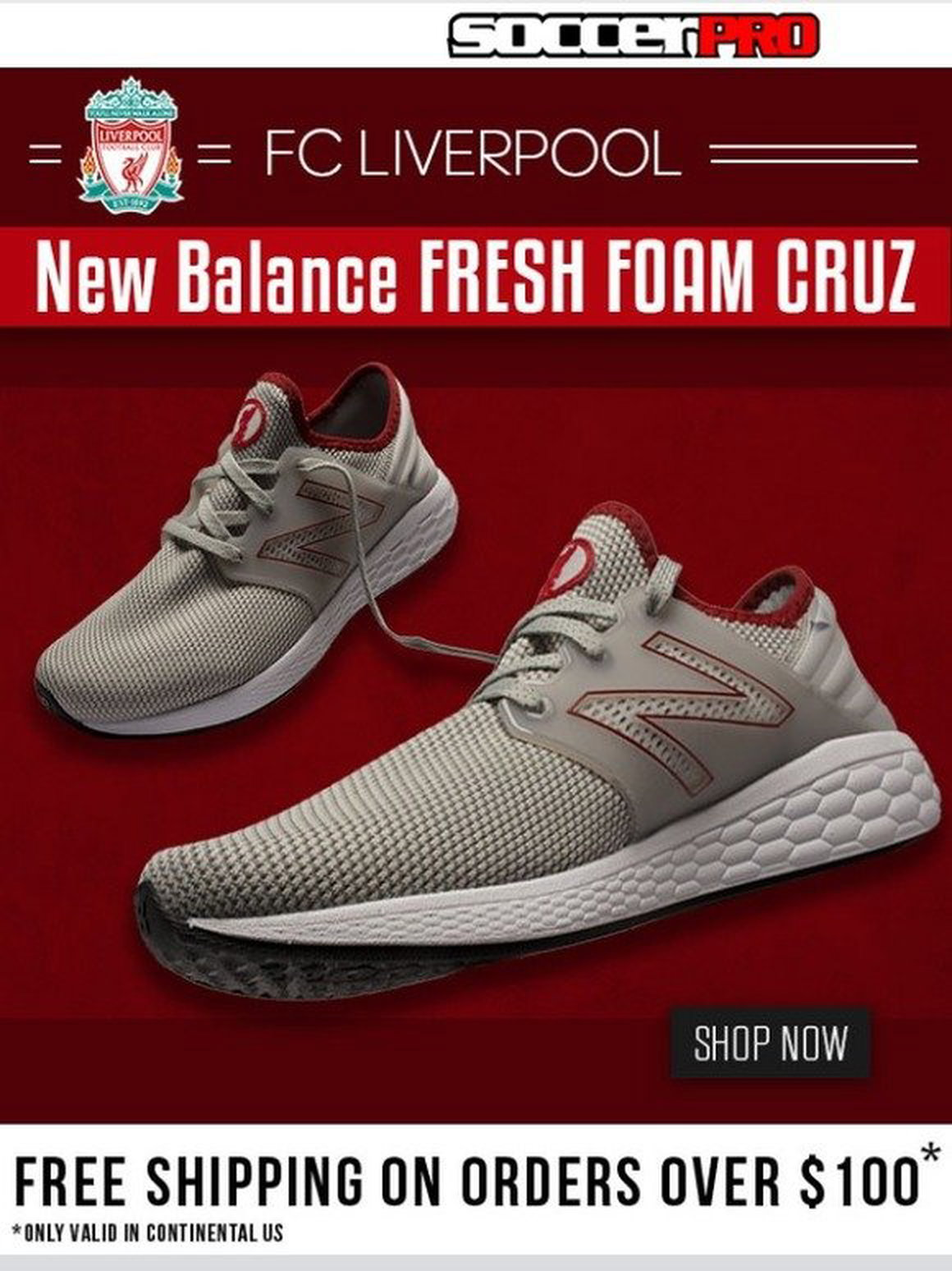 LFC x New Balance Fresh Foam Cruz Shoes 
