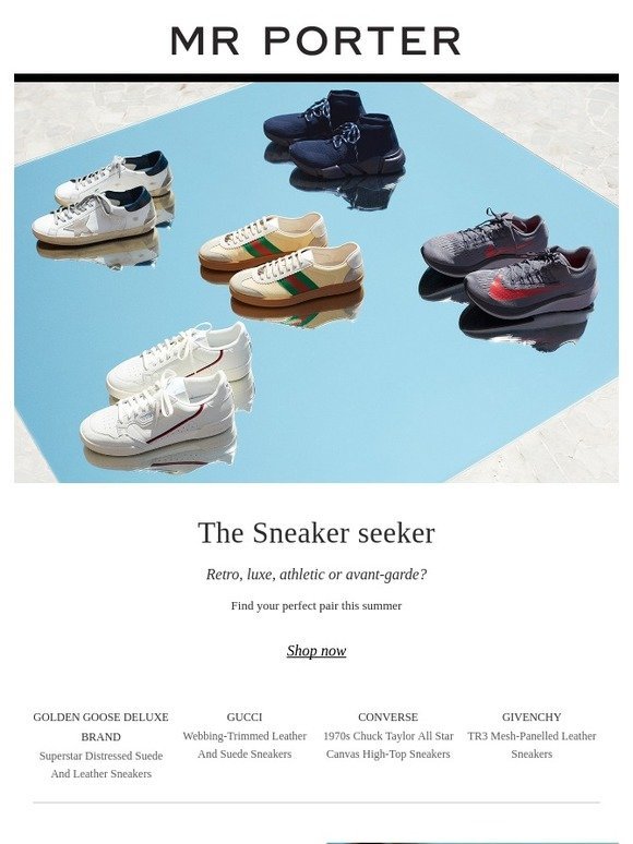 Mr Porter: The Sneakers To Score This 