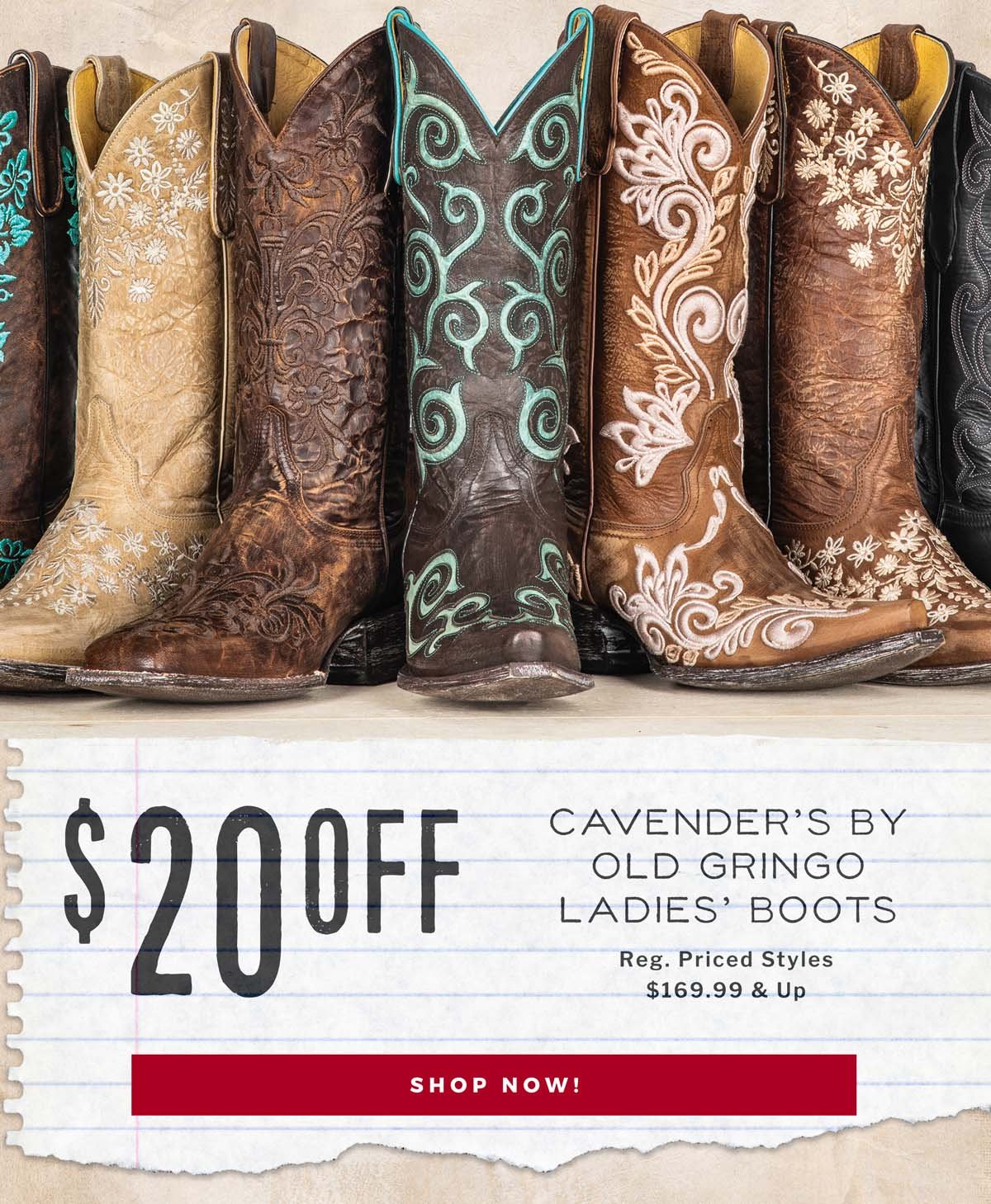 Boots Designed by the Cavender Family 