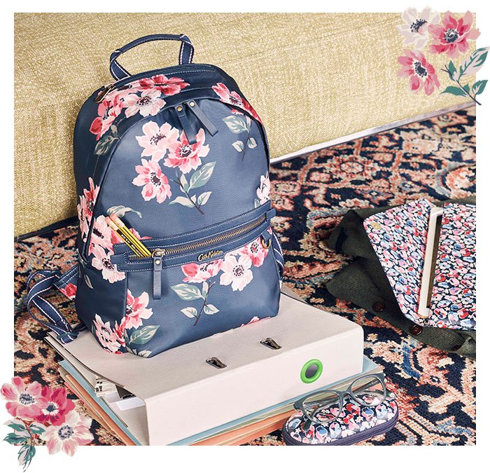 cath kidston paintbox flowers frame backpack