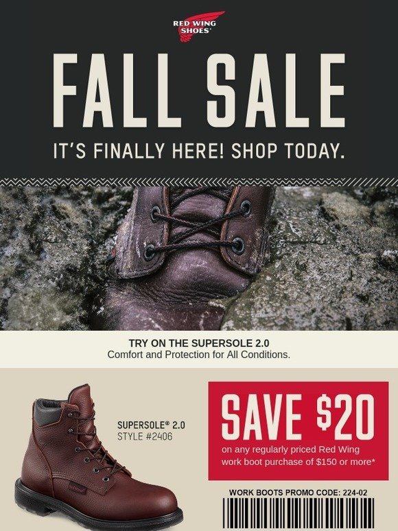 Red Wing Shoes: It's Here: The Red Wing 