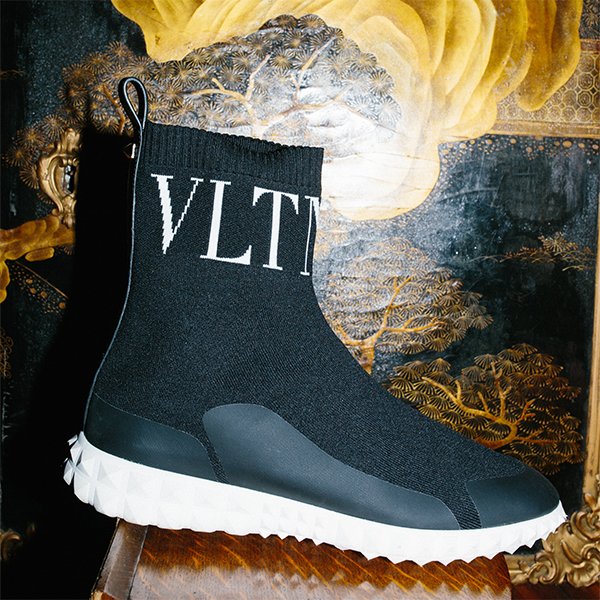 Valentino: VLTN Sock Sneaker | Milled