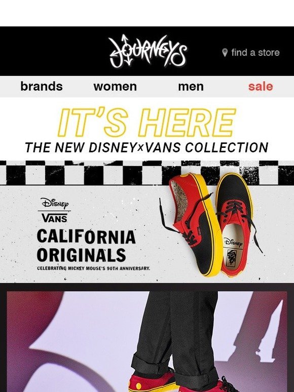 journeys mickey mouse vans