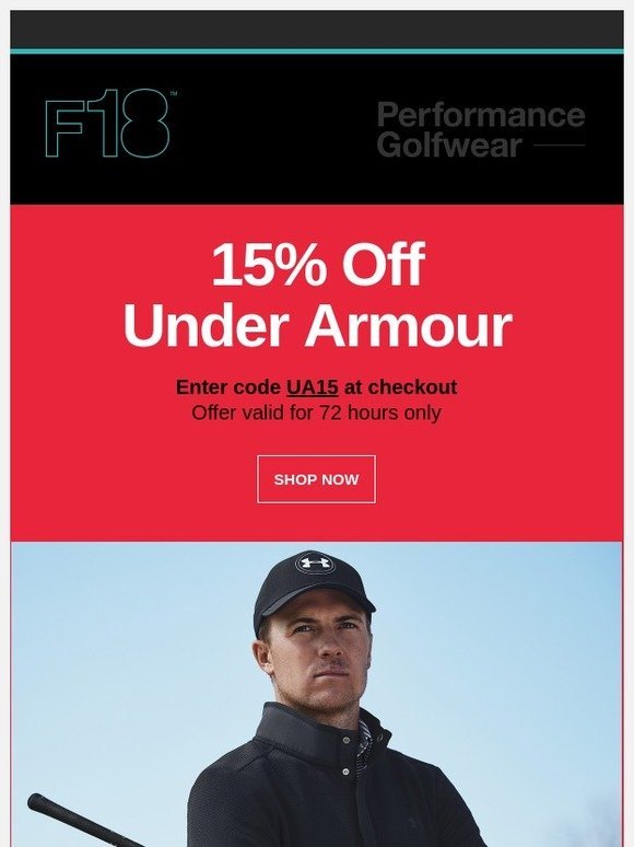 under armour 15 off code