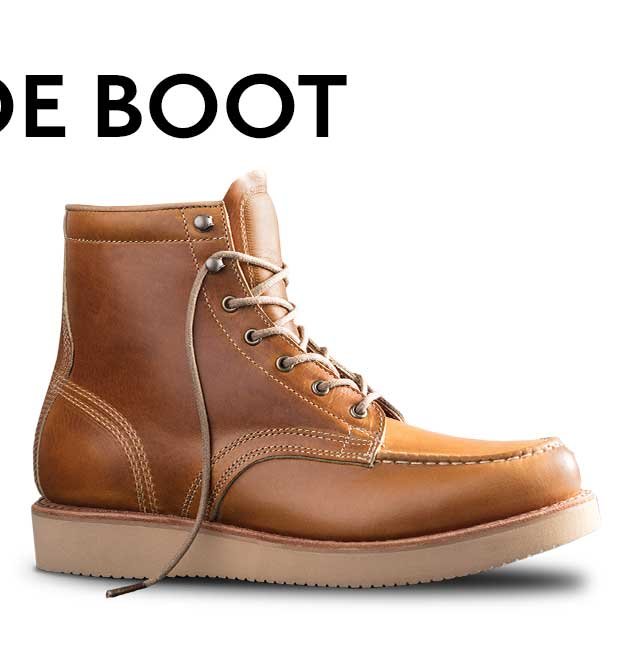 american craft moc toe boot