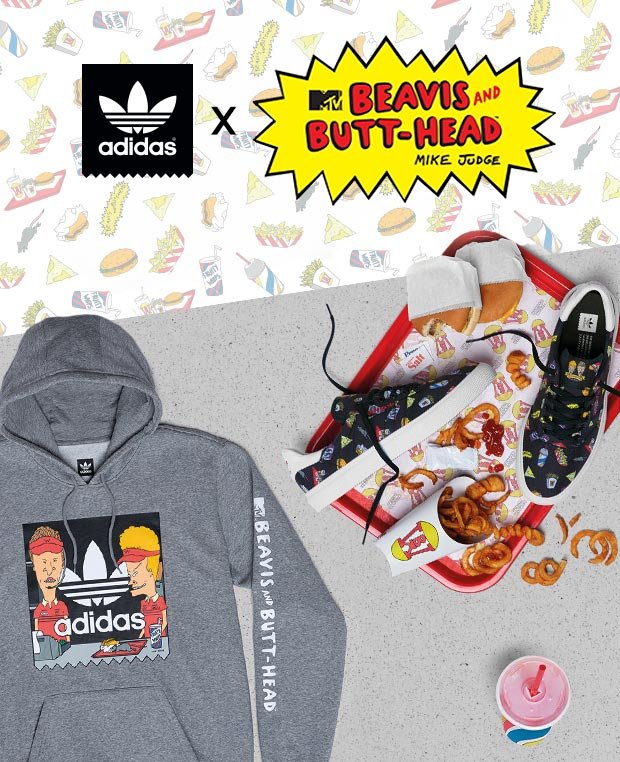 beavis and butthead adidas hoodie