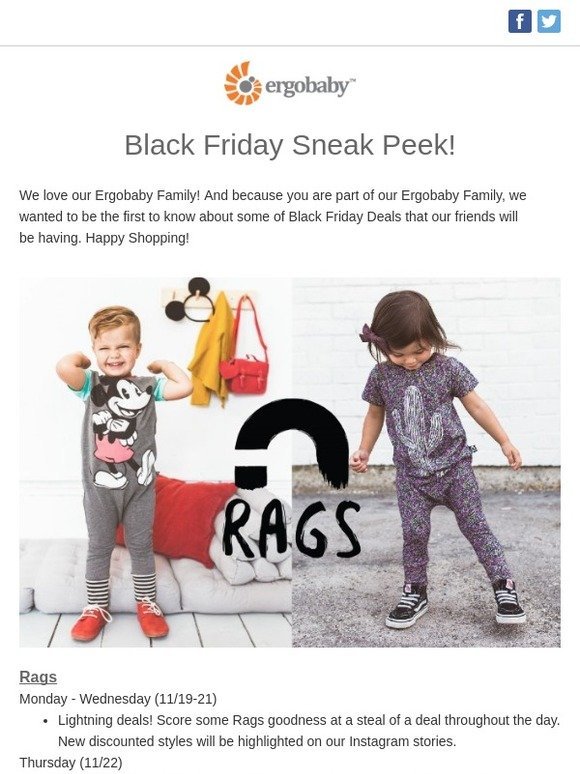 ergobaby black friday deals