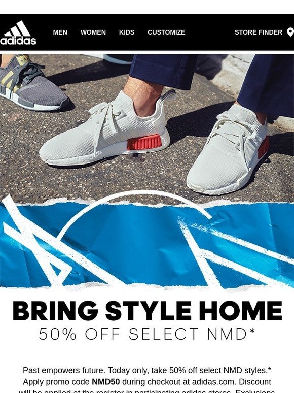 Adidas: NMD SALE: Get 50% off, one day only | Milled