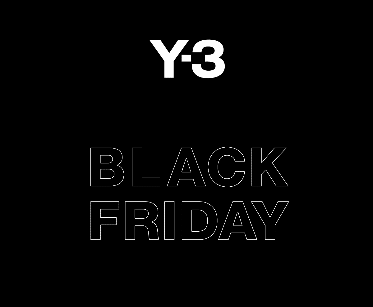 Y 3 Yohji Yamamoto: Y-3 Black Friday | Milled