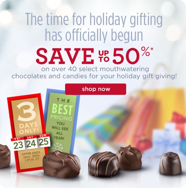 Russell Stover Candies Black Friday Starts Now 50 Off On Over 40 Select Chocolates Milled