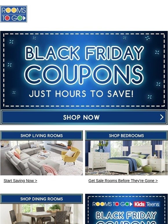 Rooms To Go Furniture Deals On Black Friday You Bet Milled