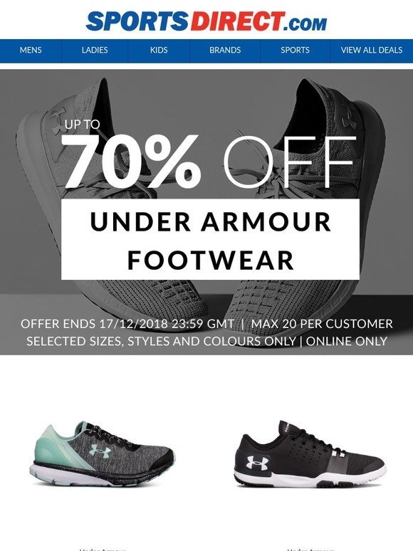 under armour trainers sports direct
