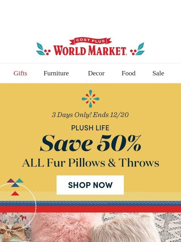 Cost Plus World Market: Jolly great Gifts at up to 50% off | Milled