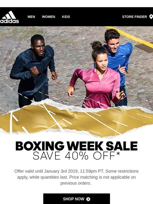 The adidas.ca Boxing Week Sale is here 