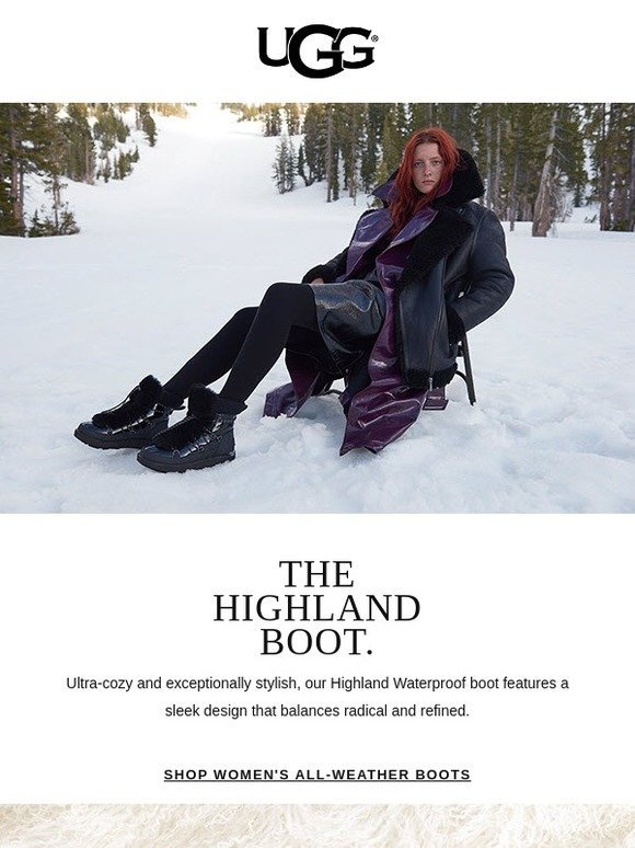 highland waterproof boot by ugg