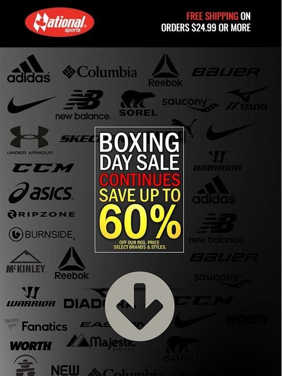 under armour boxing day sale