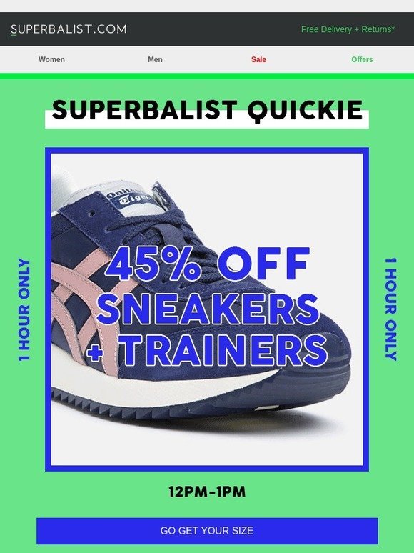 QUICK! 45% OFF sneakers + trainers 