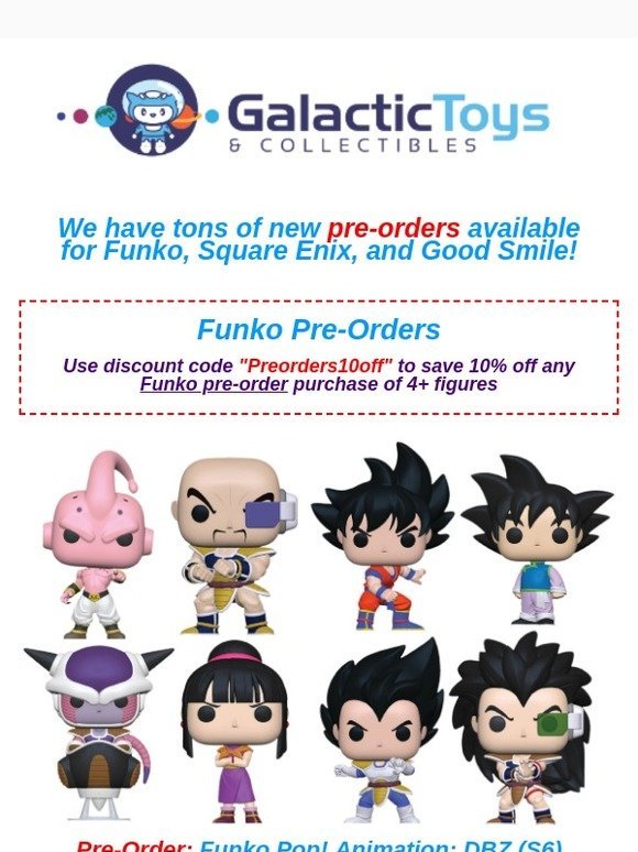 galactic toys broly pre order