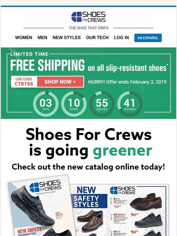 shoes for crews clearance