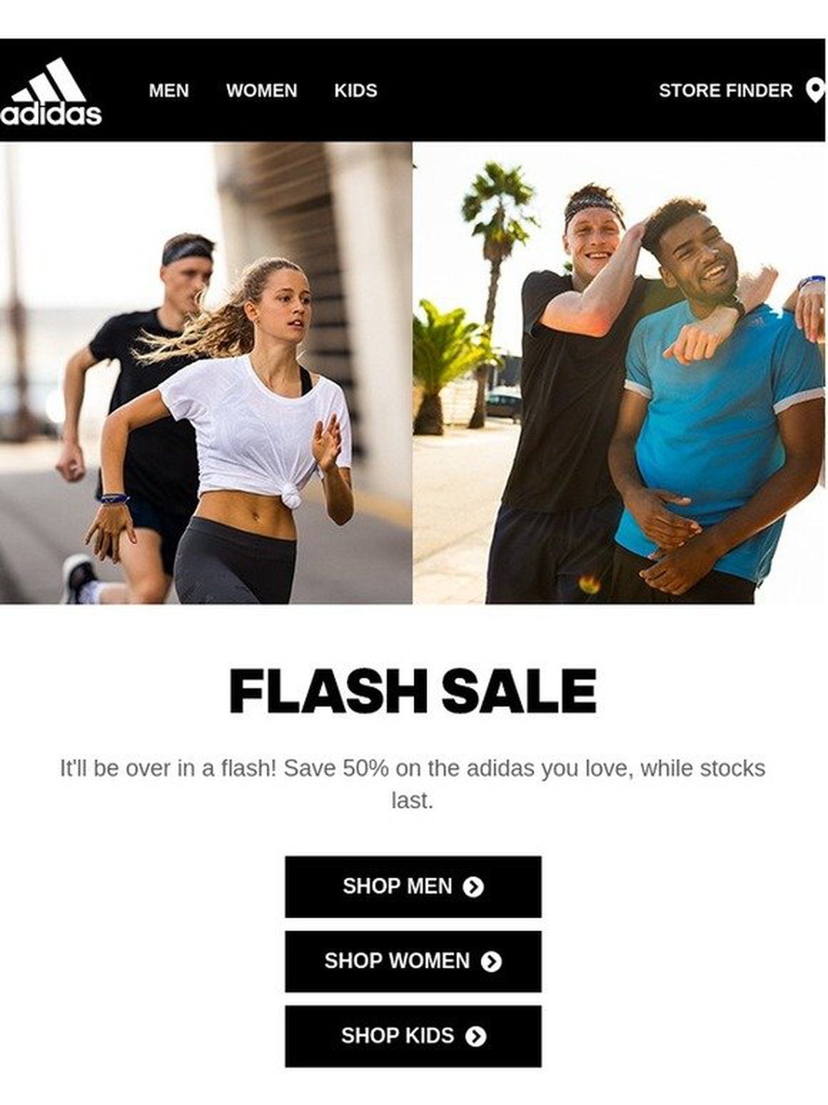adidas 50 flash sale