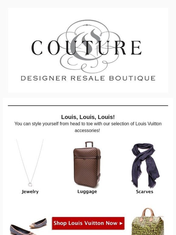Couture Designer Resale Boutique: Head to toe Louis Vuitton ???? | Milled