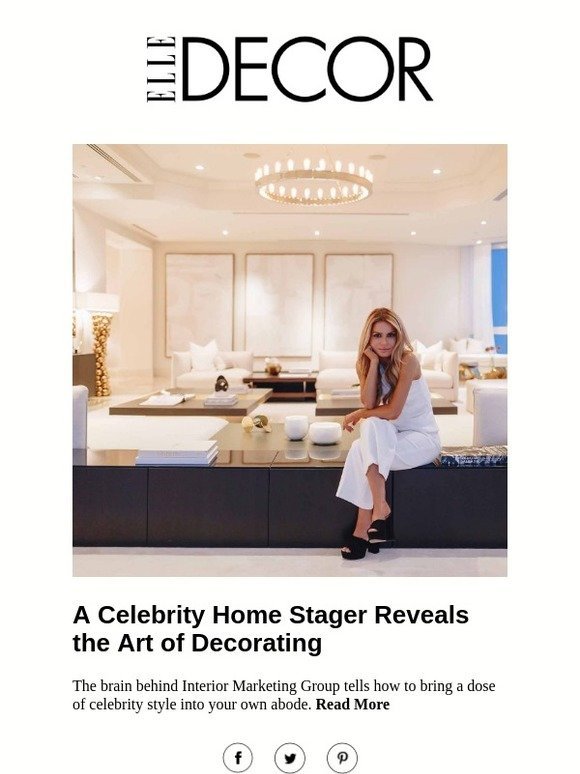 Elle A Celebrity Home Stager Reveals The Art Of Decorating