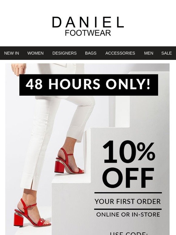 Daniel Footwear Email Newsletters: Shop 