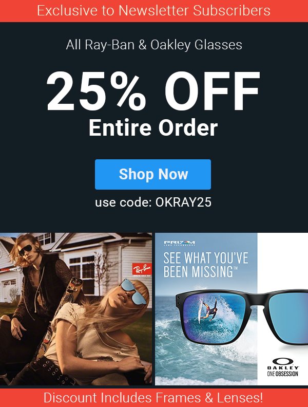 ray ban sunglasses discount code