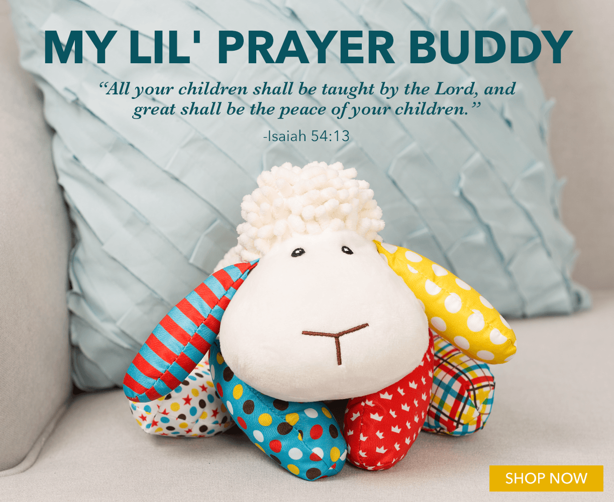 lord's prayer lamb stuffed animal