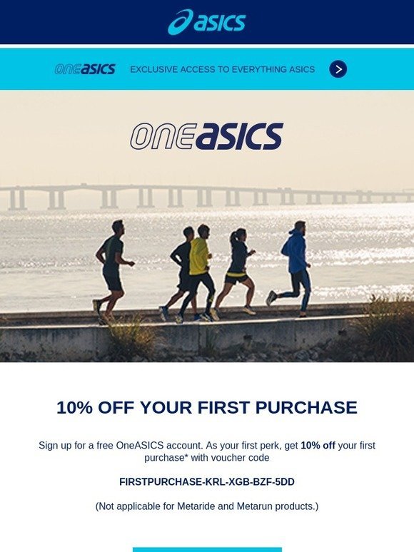 ASICS Clearance: Become a member - get 10% off your first purchase | Milled