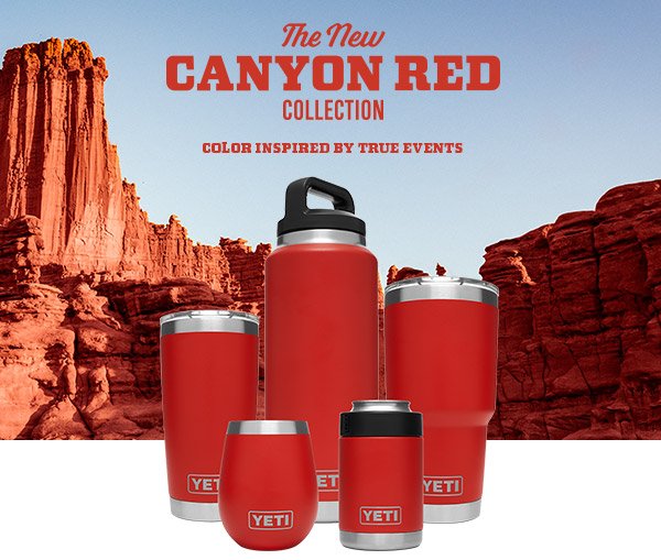 YETI: Our Brightest Red – Like Sunset in the Canyon
