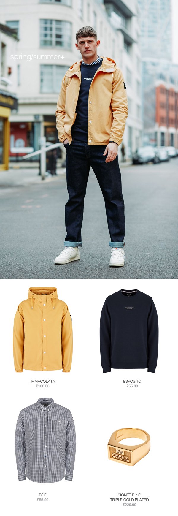 Kracht Artefact avond Weekend Offender: SS/19 Focus: 'IMMACOLATA' | Style with our 'ESPOSITO'  sweat, 'POE' shirt and SIGNET RING to complete the look ☟ | Milled