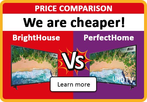 Price comparison vs PerfectHome - We are cheaper!
