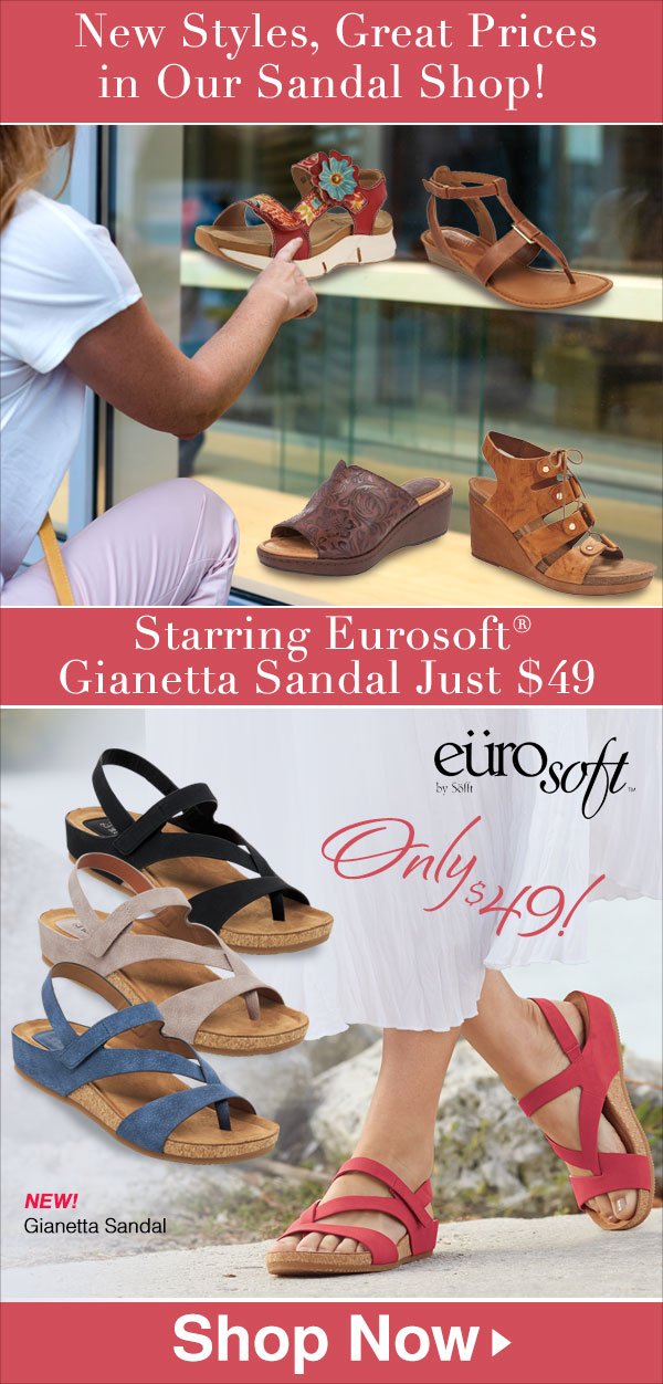 Eurosoft® Gianetta Sandal 