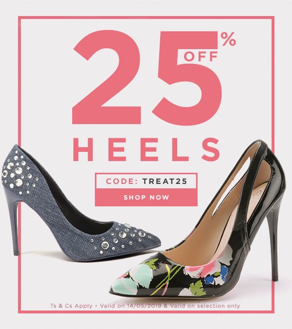 Zando SA: 25% off heels - Today only 