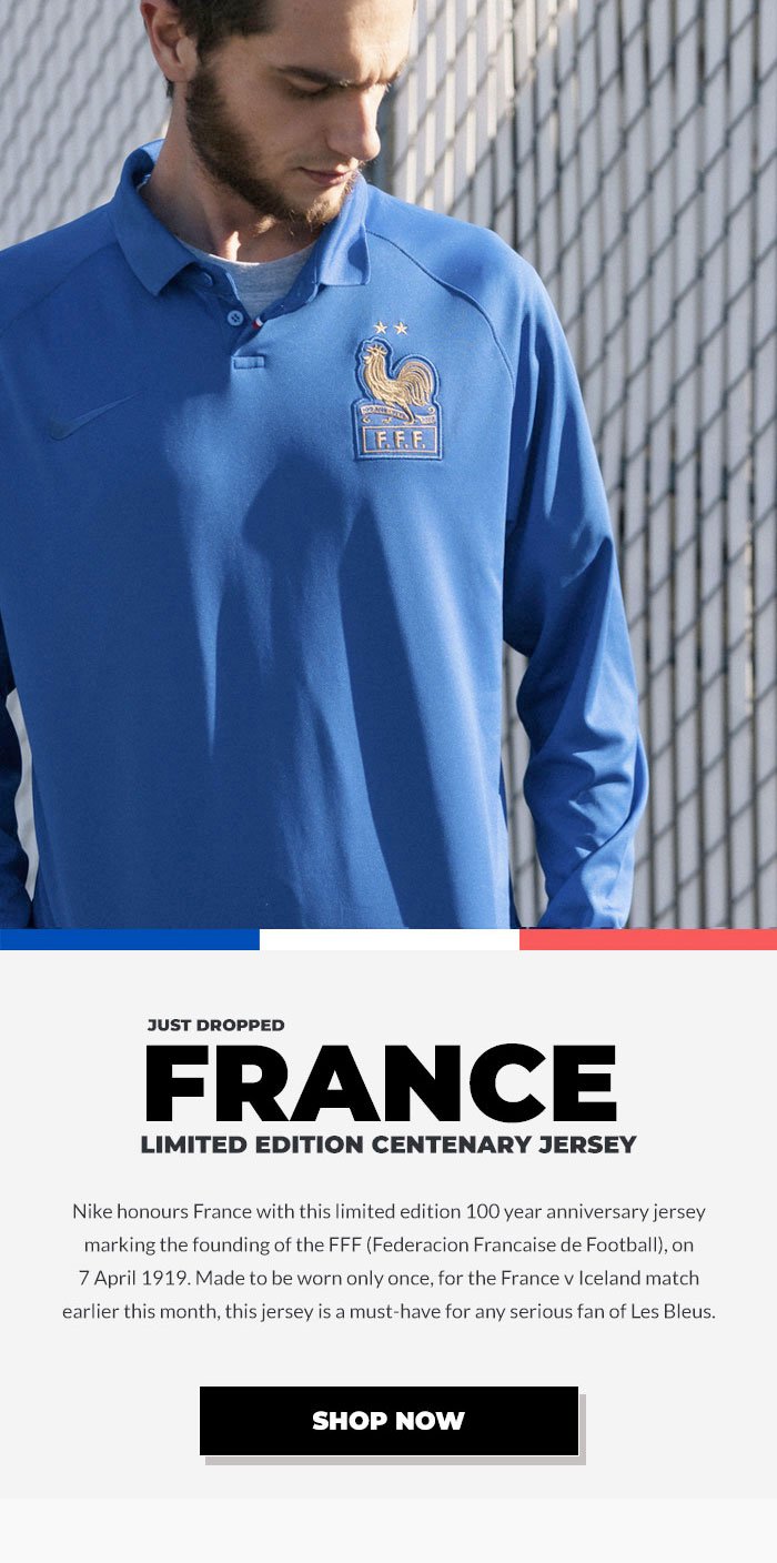 france 100 year jersey