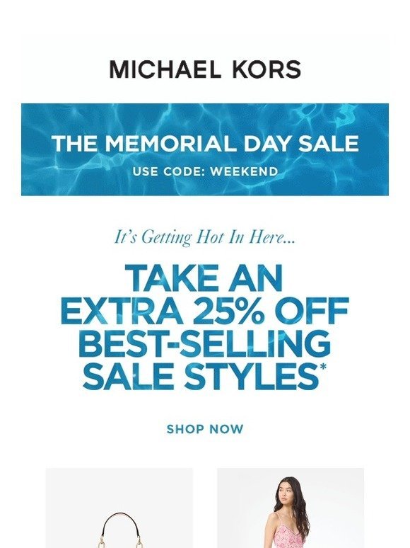 michael kors memorial day sale