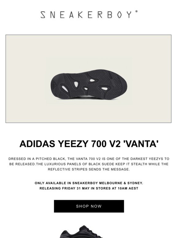 Sneakerboy: Adidas YEEZY 700 V2 'VANTA 