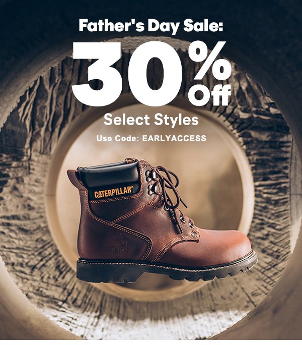 father's day work boot sale