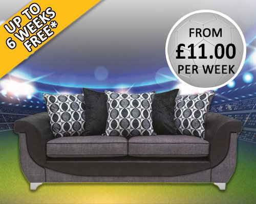 Como 3 Seater Sofa - From £11.00 per week