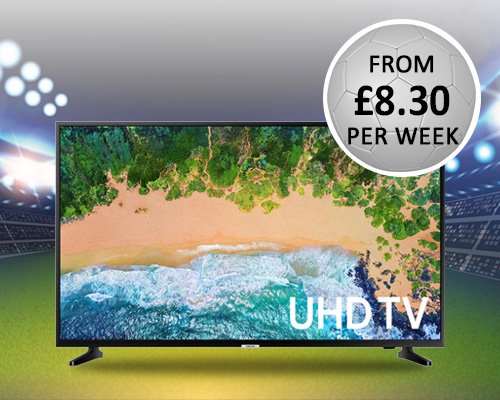 Samsung 55" 4K UHD Smart TV - From £8.30 per week