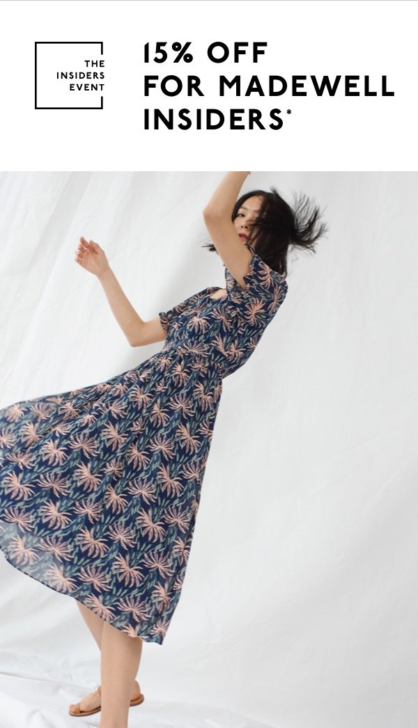 Madewell: Madewell Insiders get 15% off | Milled