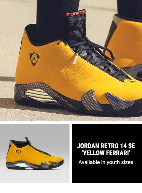 jordans 14 yellow