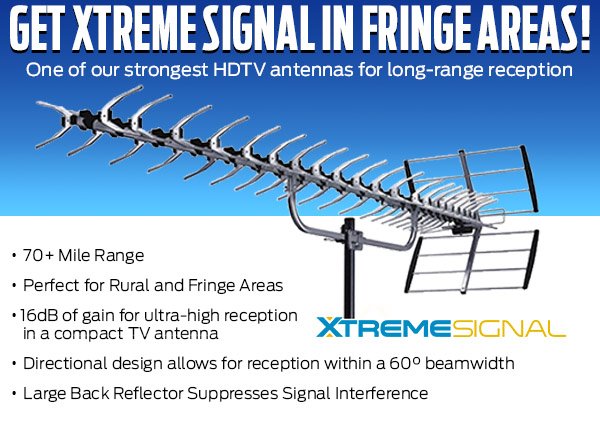 HDTV Fringe YAGI Antenna UHF VHF HIGH