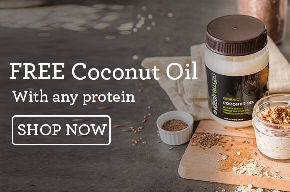 FREE coconut when you buy protein!