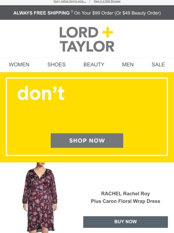 rachel roy lord and taylor