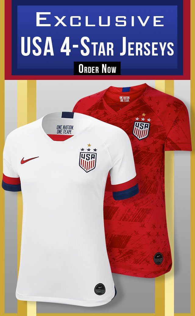 four star uswnt jersey